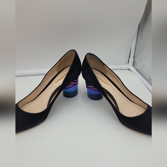 Nicholas Kirkwood ‘Zaha’ Suede Resin heels 36 1/2  made in Italy - Picture 9 of 12